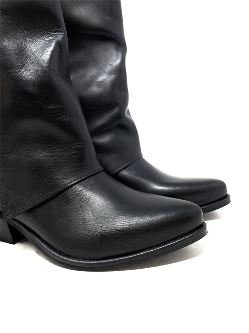 Ankle Boots mit umgeschlagenem Schaft IL LACCIO | 680VITELLONERO